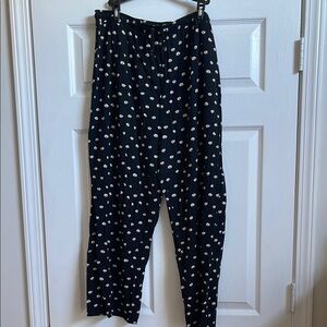 Black Polka Dot Women's Pants